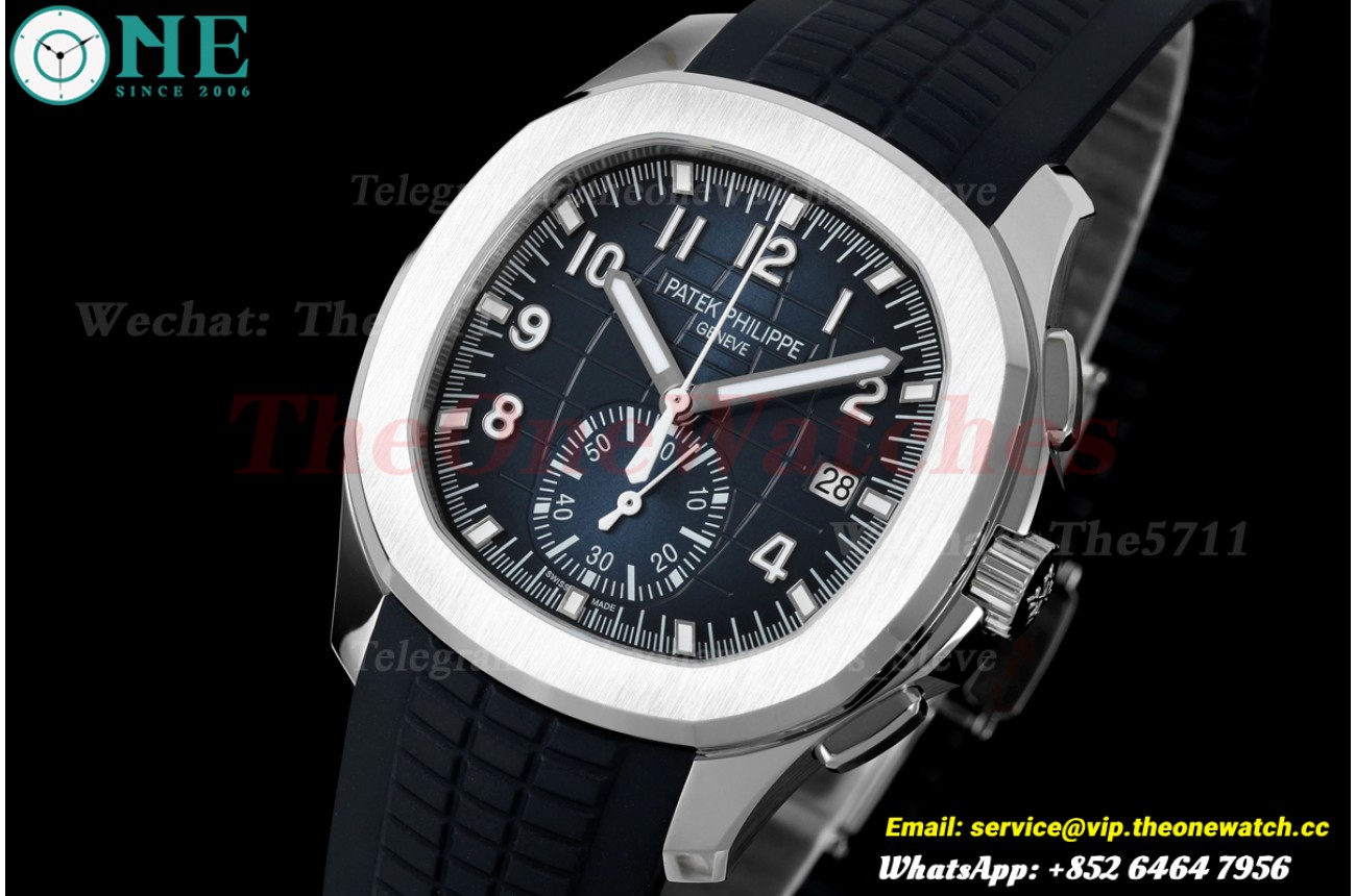 Aquanaut 5968A 42mm SS/RU Blue/Num DDF A520(SW Dial)