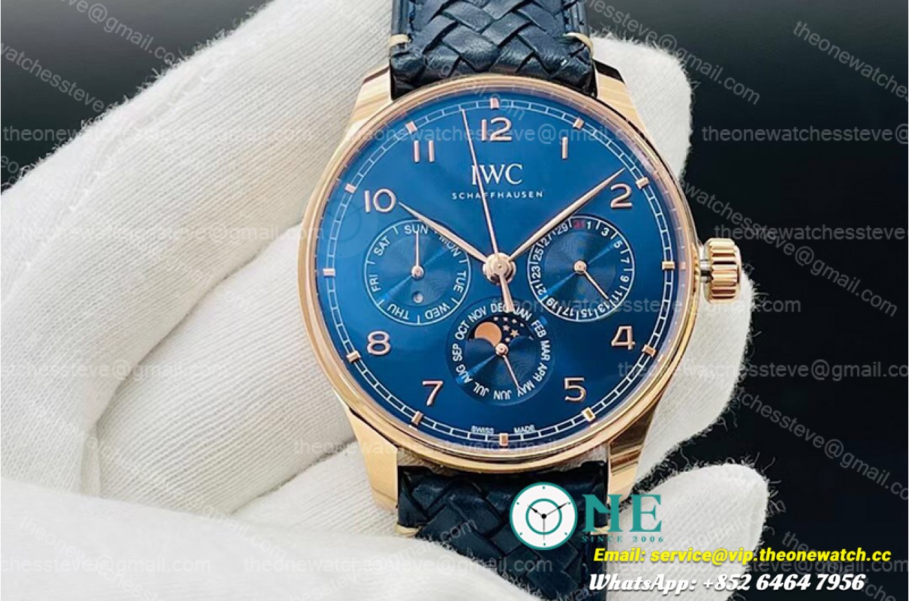 IWC - Portugieser Perp RG/LE Blue IWSF 9015