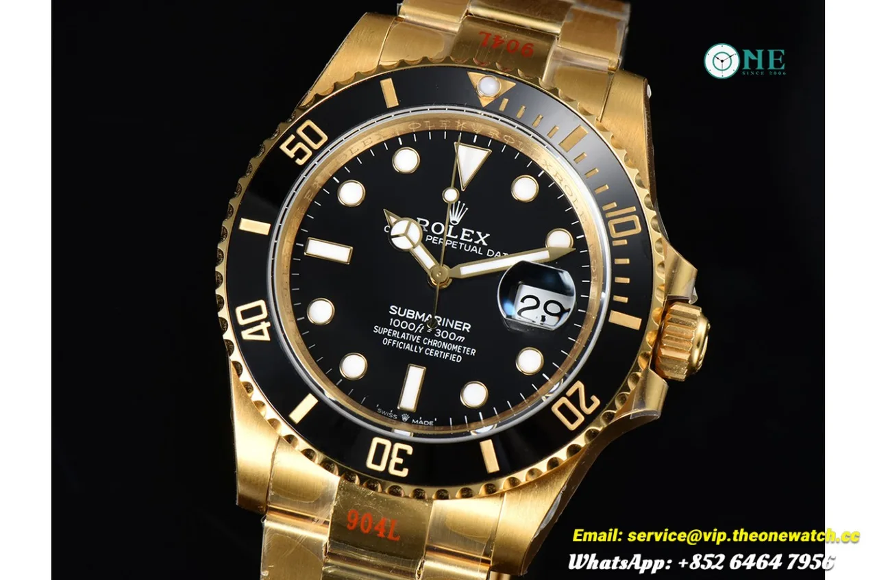 Submariner 126618LN 41mm YG/YG Black Dial VSF DD3235