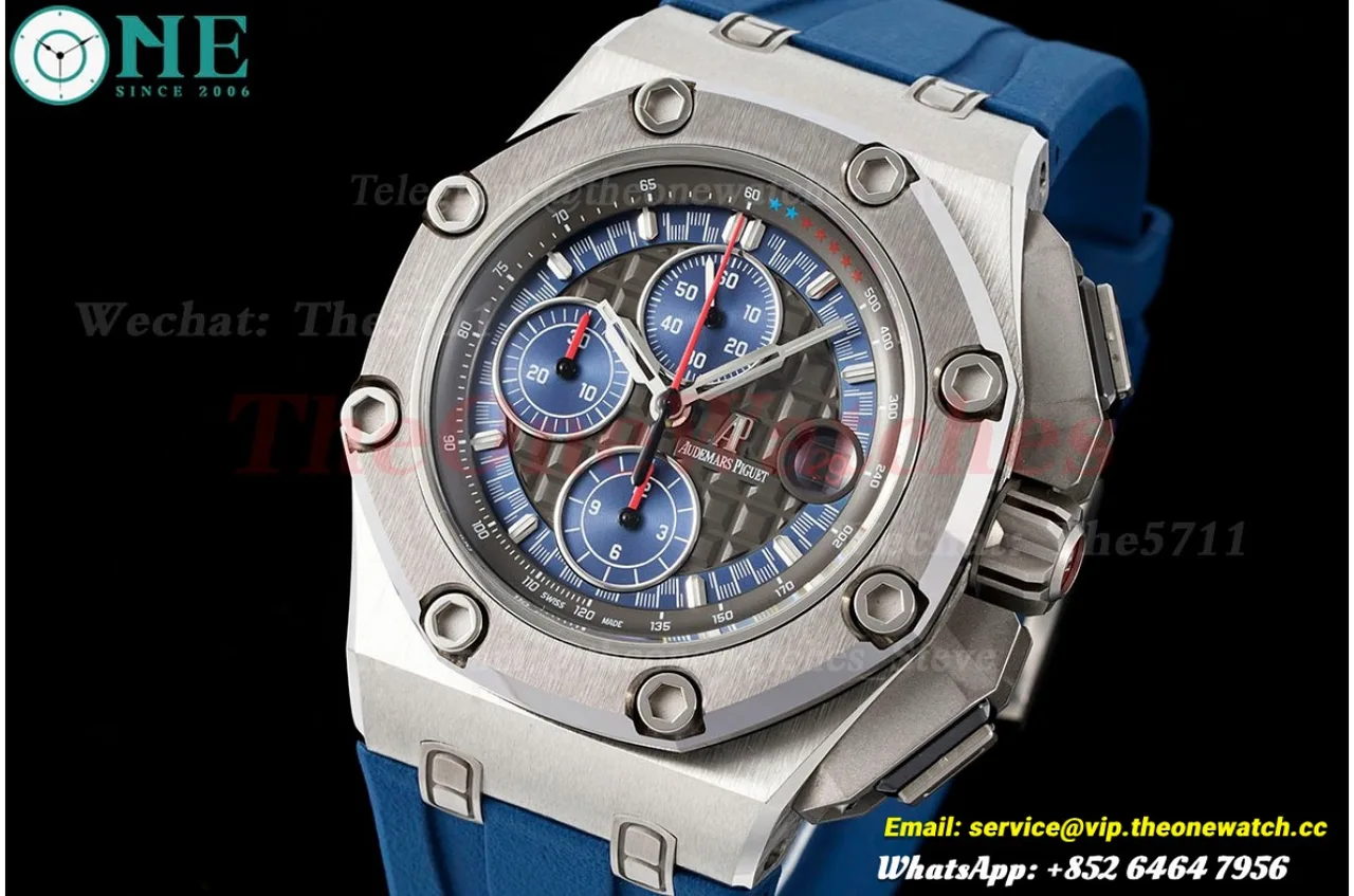 Royal Oak Offshore 44mm Michael Schumacher SS/RU Grey/Blue JJF A3126