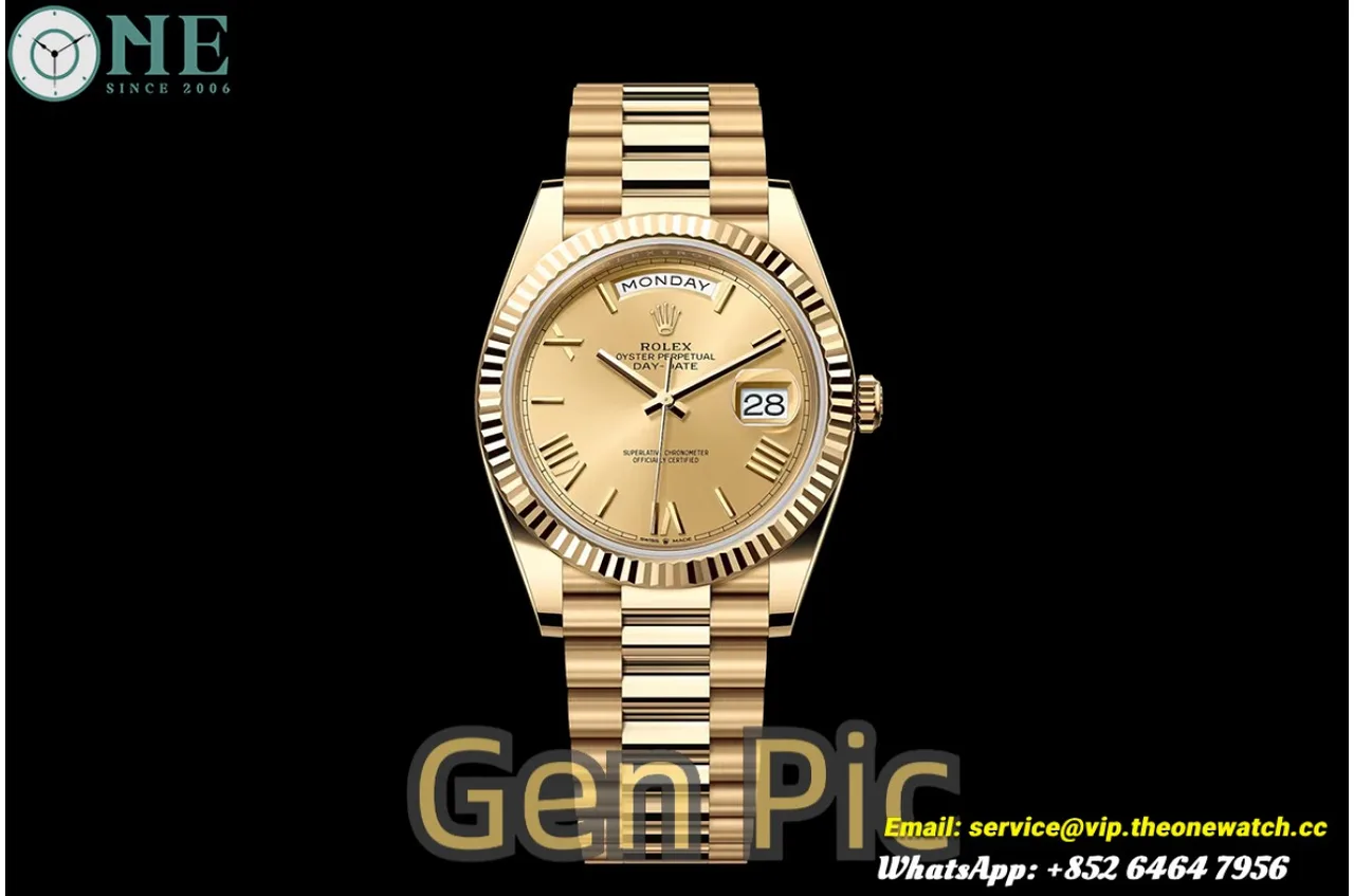 DayDate 228238 40mm YG/YG Gold/Rmn VSF V2 DD3255 (Weighted Approx.182g)