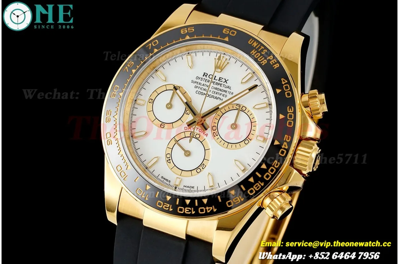 Daytona 126518 40mm YG/RU White/White VSF V2 DD4131(Gain Weight)