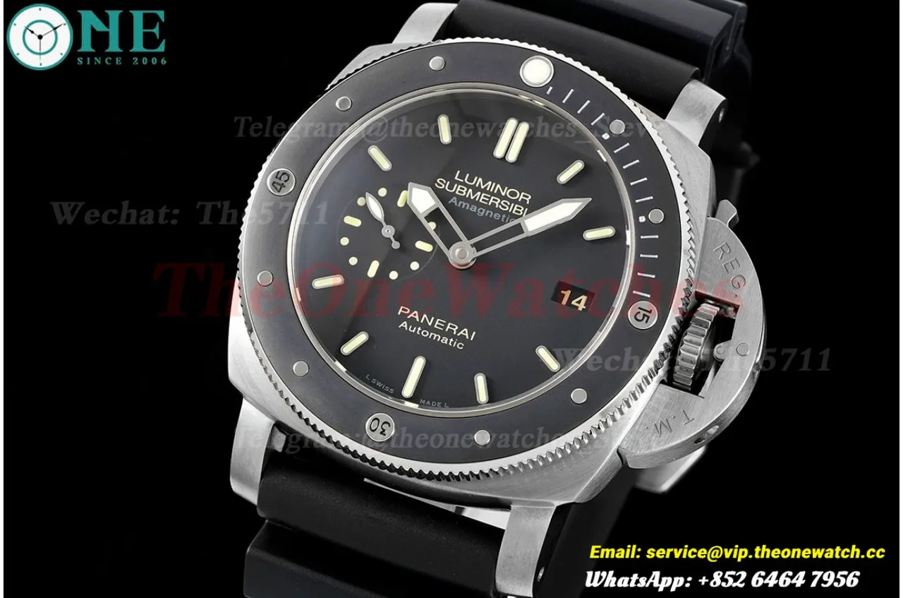 PAM389 Submersible AMag TI/RU 47MM Black VSF V3 Mod.P9000