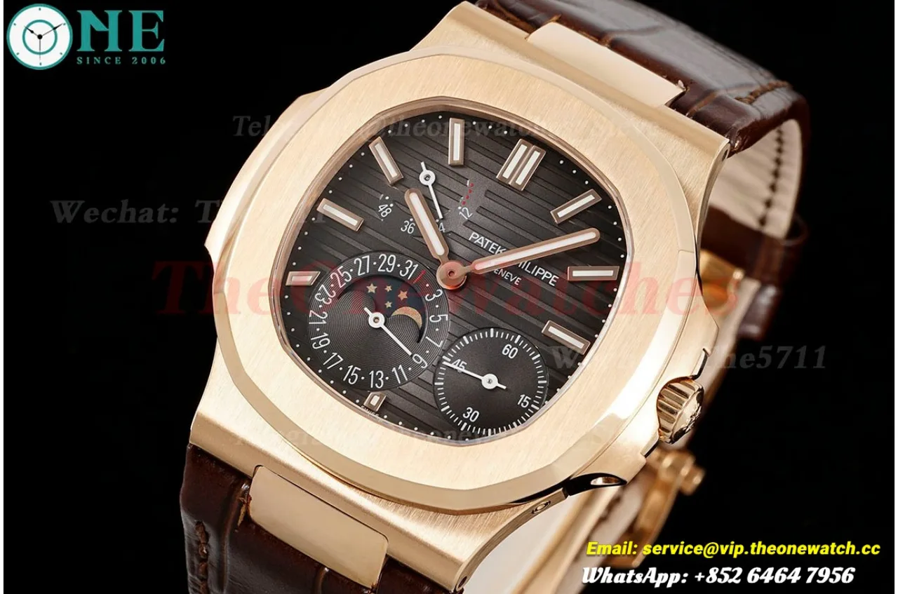 Nautilus 40mm 5712 RG/LE Brown/Stk PPF A240 Super Clone