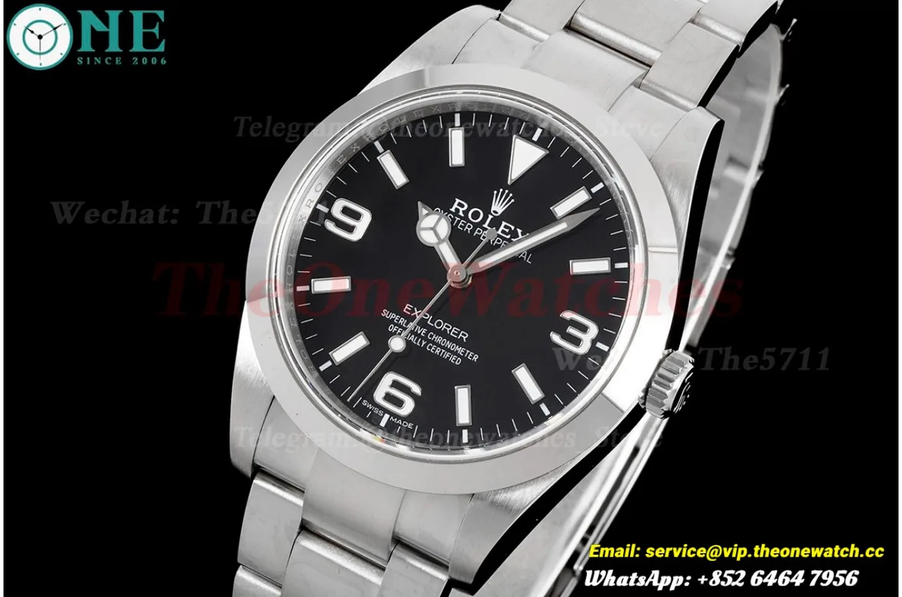 Explorer I 214270 39mm Oys SS/SS Black Dial BPF A2824