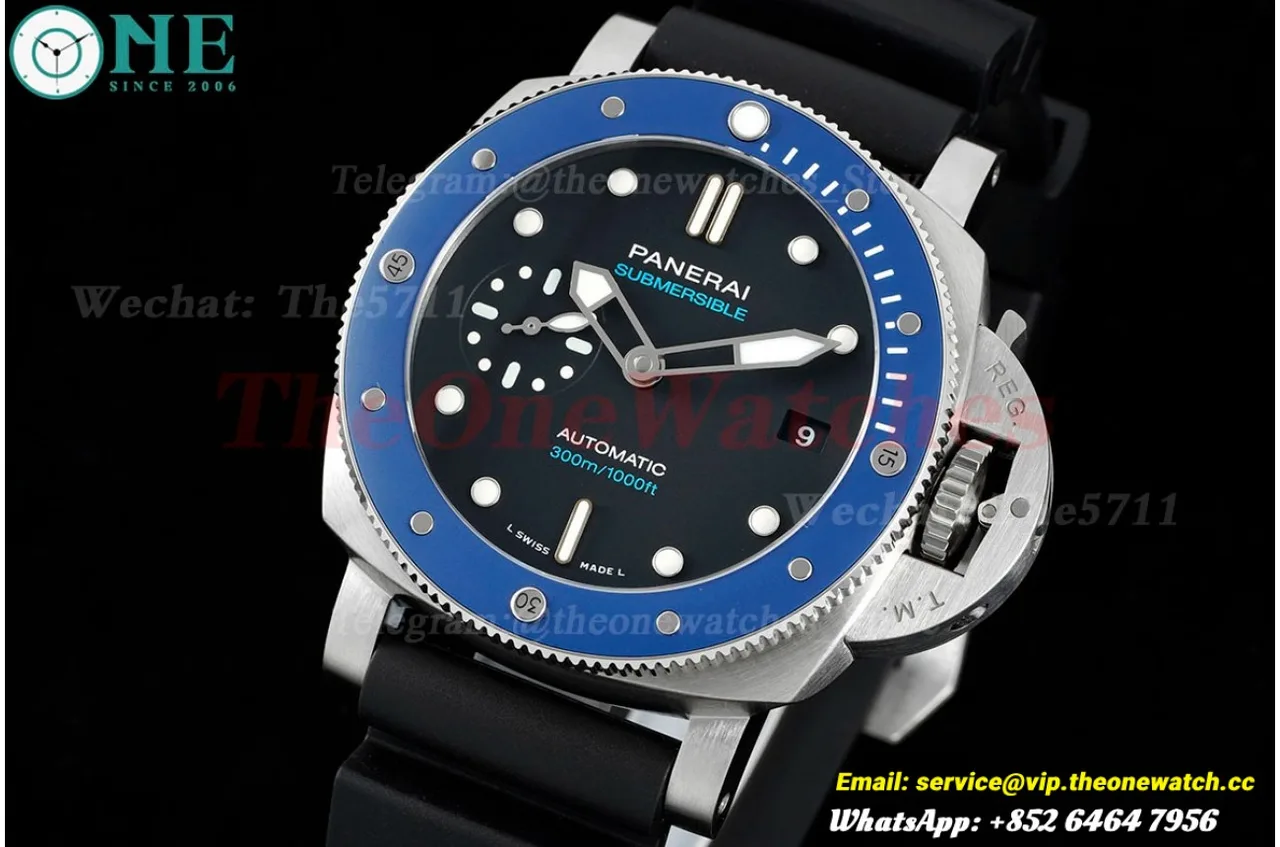 Submersible PAM1209 Azzurro SS/RU 42MM Blue VSF OP.XXXIV