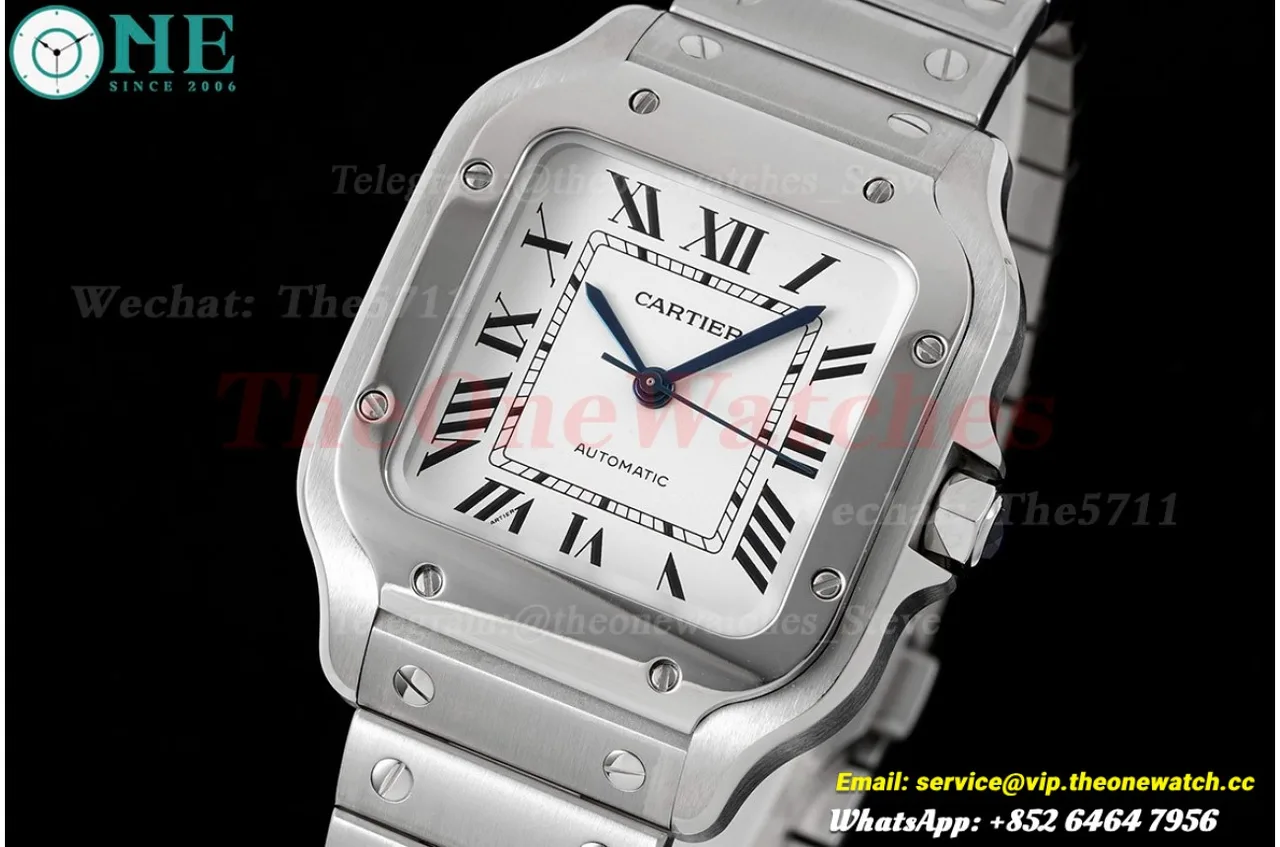 Santos De Cartier 35mm SS/SS White Dial BVF A9015