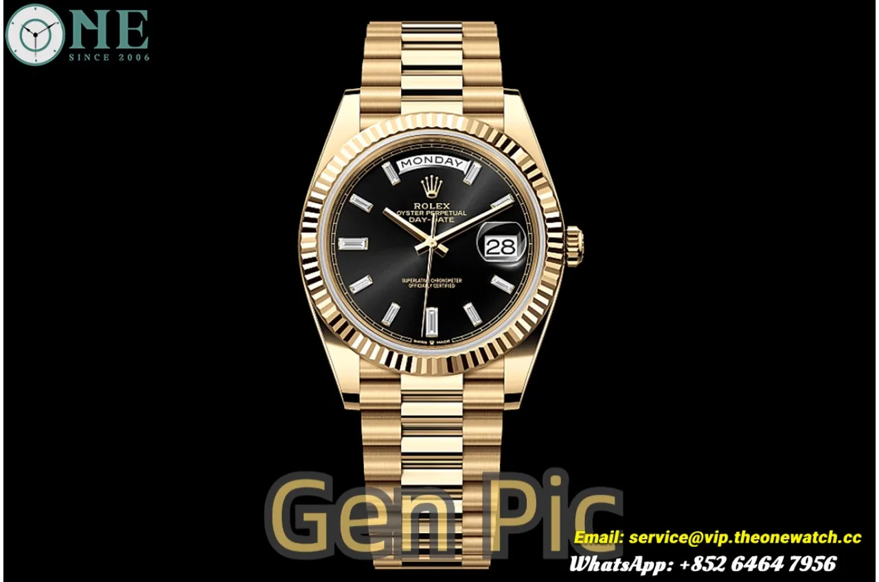 DayDate 228238 40mm YG/YG Black/Dia VSF V2 DD3255 (Gain Weight Approx.182g)