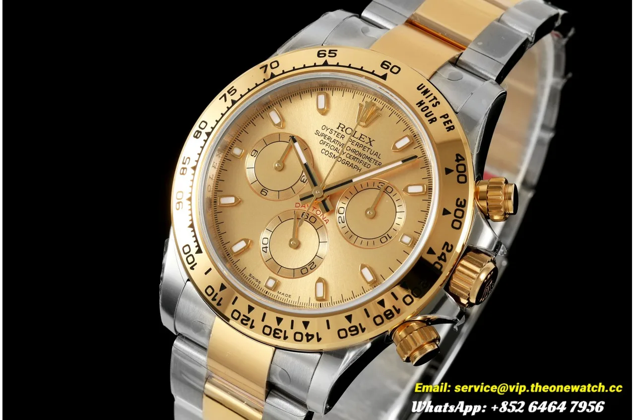 Daytona 116503 40mm SS/YG Gold/Stk Dial VSF V2 DD4130 (Weighted Approx.162)