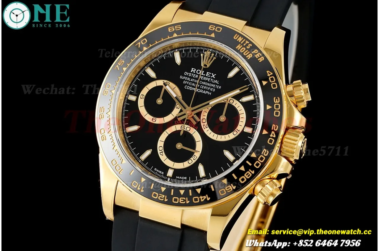 Daytona 126518 40mm YG/RU Black/Black VSF V2 DD4131(Gain Weight)