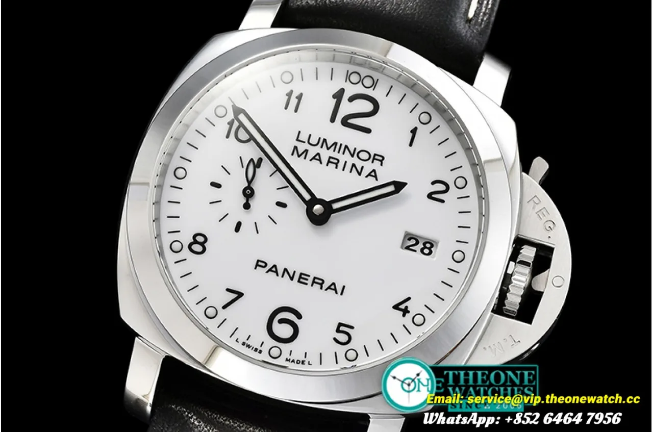 Panerai - PAM499Q 1950 3 Days Auto SS/LE White VSF P9000 Mod