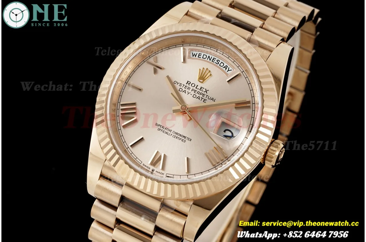 DayDate 228235 40mm RG/RG Rose Gold/Rmn VSF DD3255 Super Clone