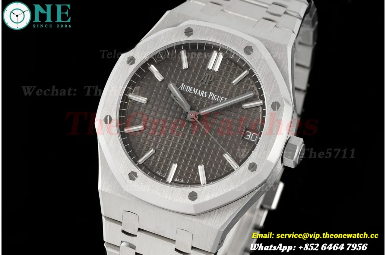 Royal Oak 41mm 15500 SS/SS Grey/Stk ZF V3 A4302 Super Clone