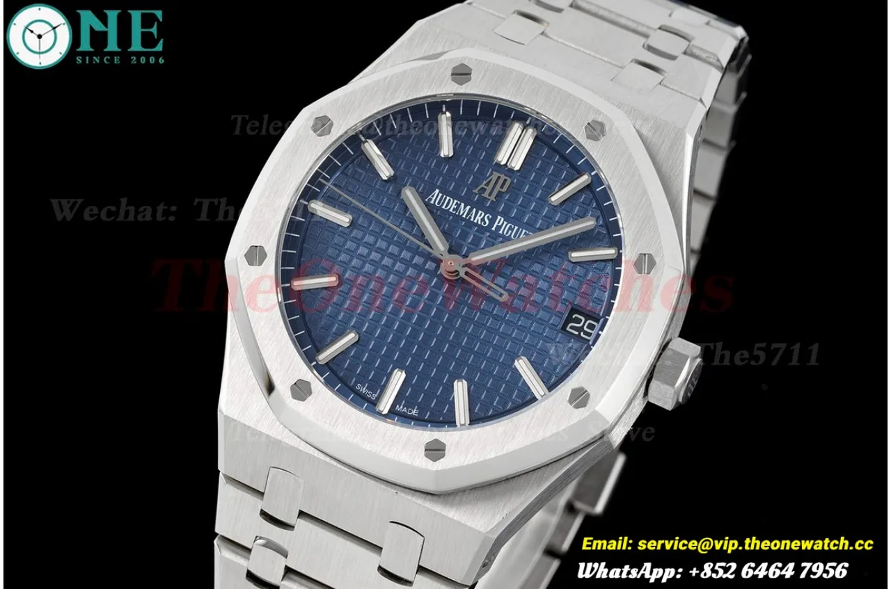 Royal Oak 41mm 15500 SS/SS Blue/Stk ZF V3 A4302 Super Clone