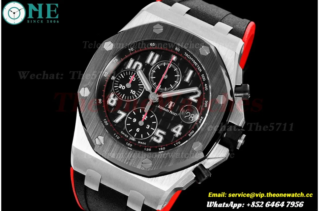 Royal Oak Offshore 42mm SS/RU Black/Black/Num JJF A3126