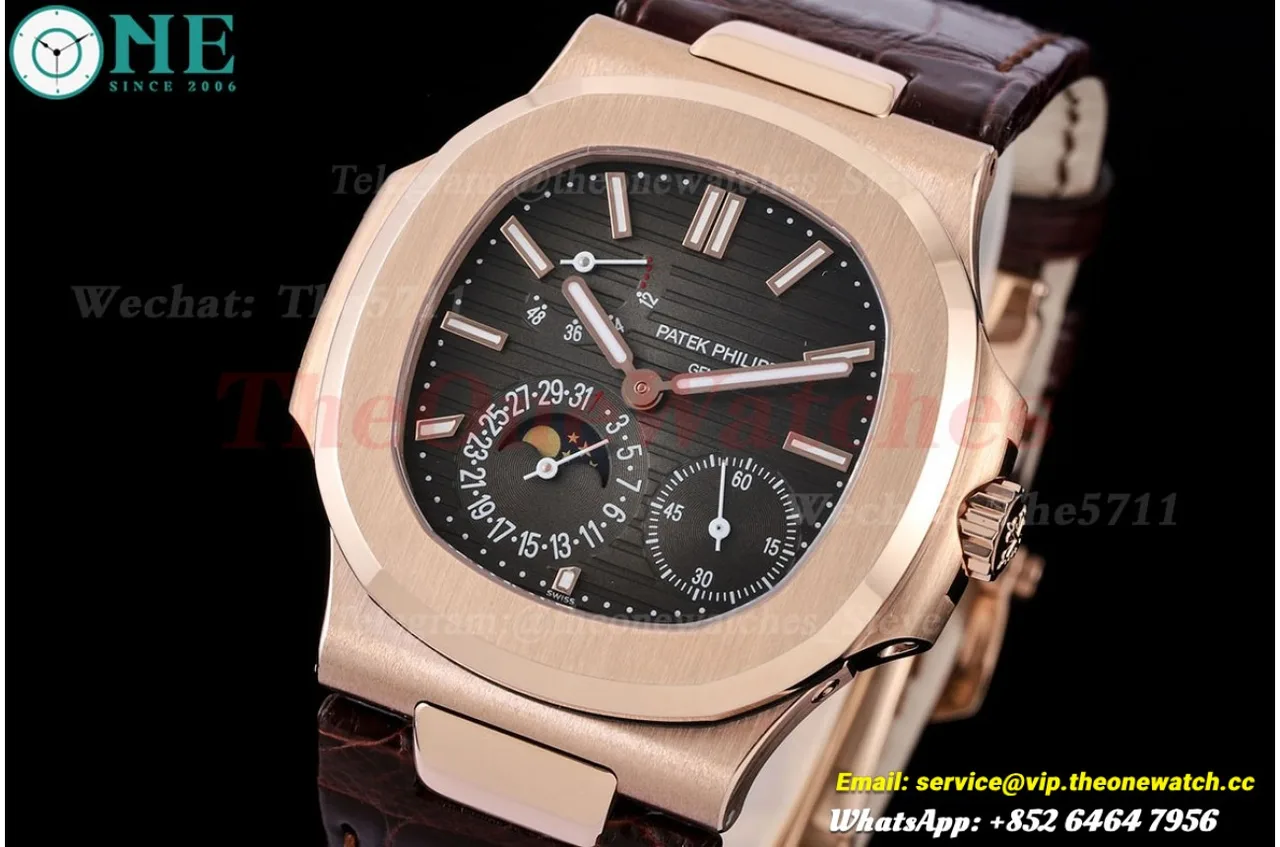 Nautilus 40mm 5712 RG/LE Grey/Stk PPF A240