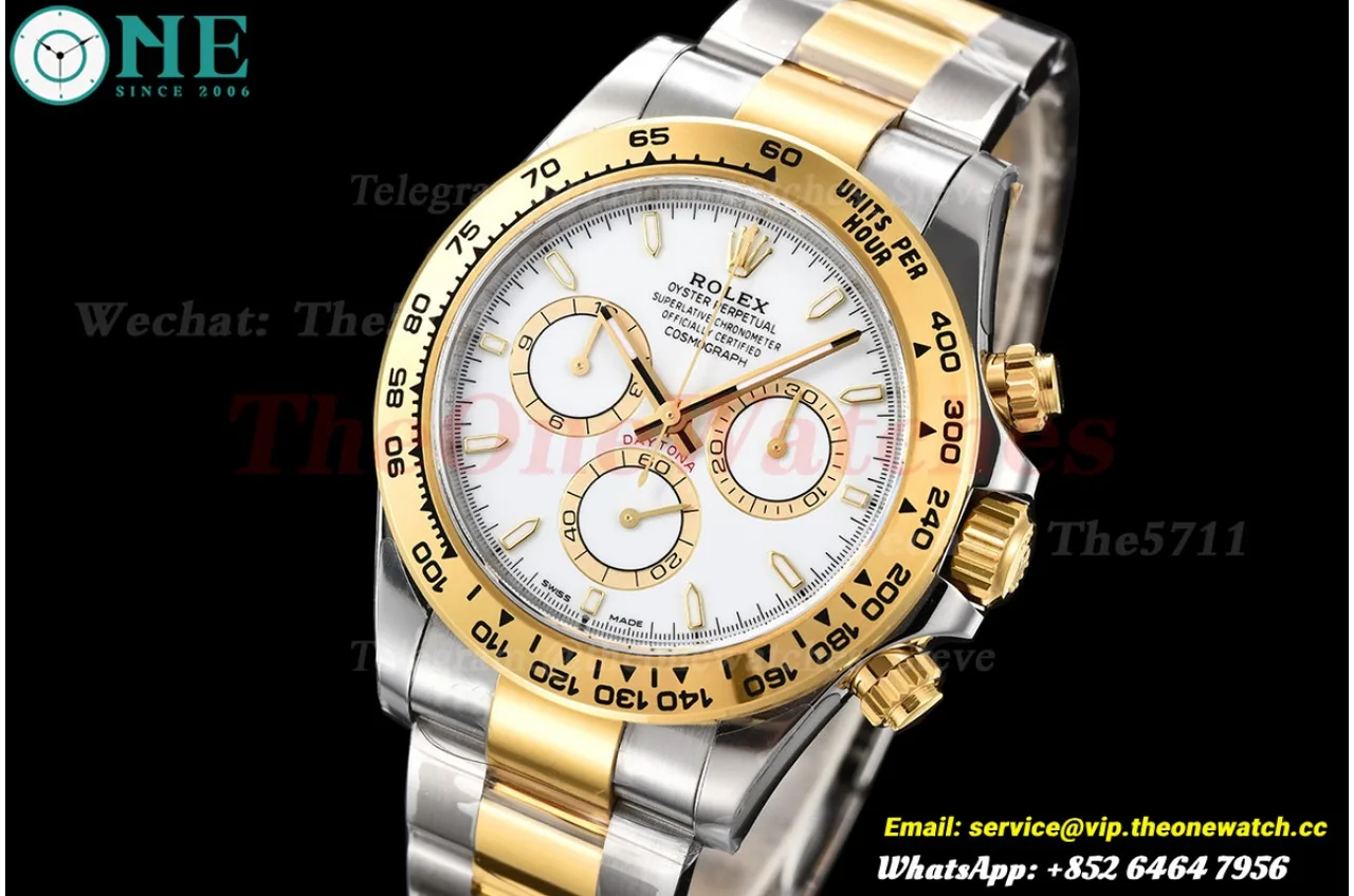 Daytona 126503 40mm YG/SS White Dial VSF V3 DD4131(Gain Weight)