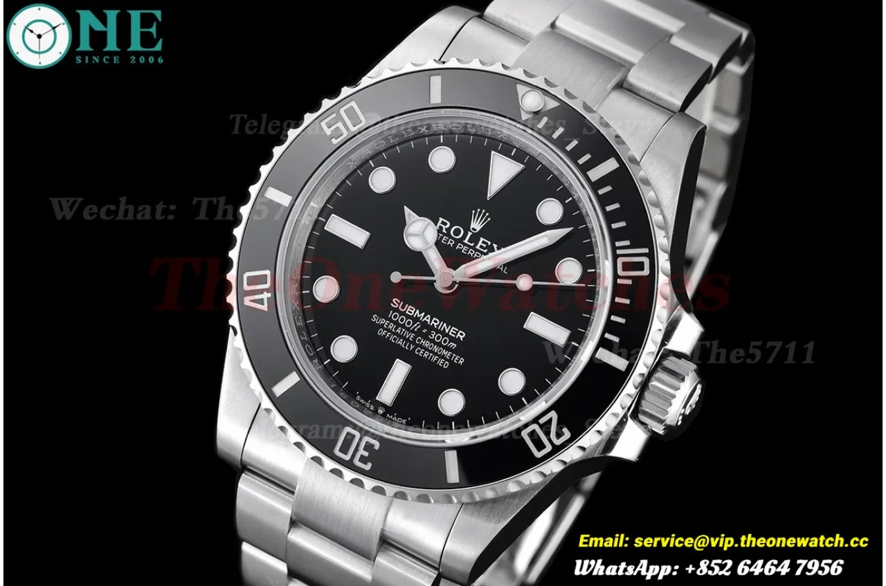 Submariner 124060 41mm No Date Black Dial VSF VS3230 Super Clone