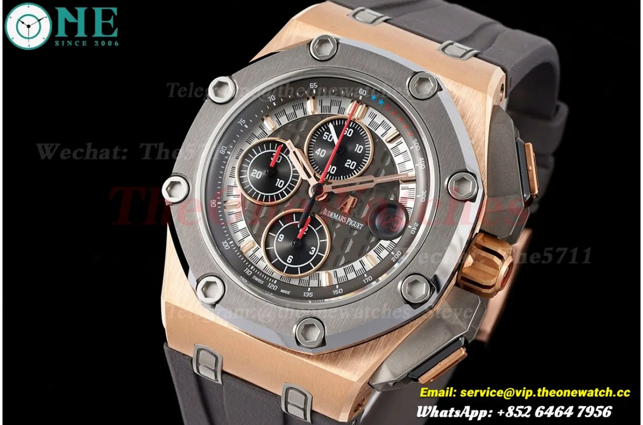 Royal Oak Offshore 44mm Michael Schumacher RG/RU Grey/Black JJF A3126