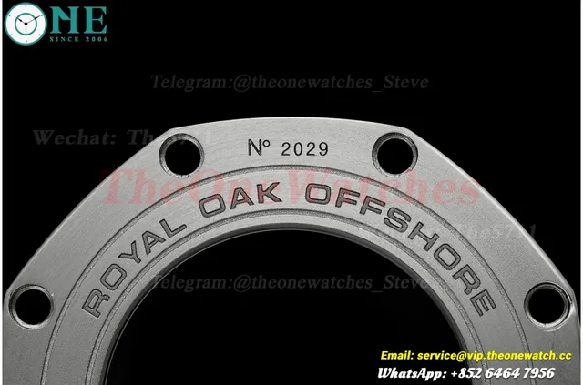 Royal Oak Offshore 26405CE 44mm Black Cer/RU Green Dial APJF A7750 Mod — photo 23