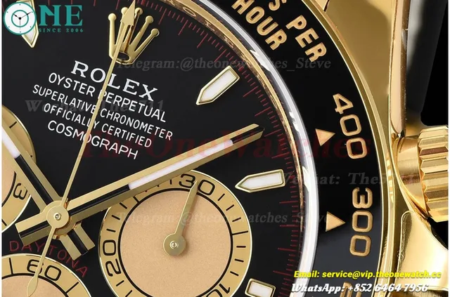 Daytona 126518 40mm YG/RU Black/Gold VSF V2 DD4131(Gain Weight) — photo 10