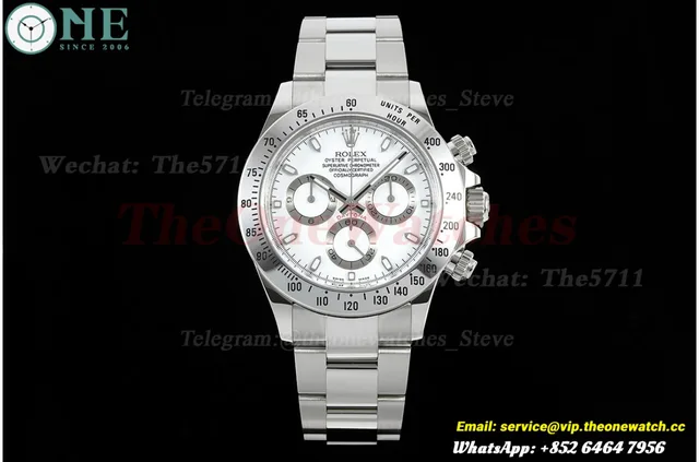 Daytona 116520 40mm SS/SS White/Stk VF DD4130 — photo 4