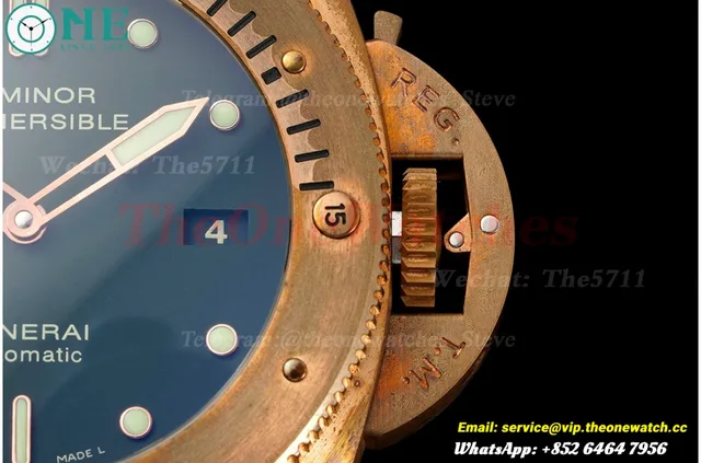 PAM382N Bronzo Submersible BR/LE Green VSF V2 Mod9000 — photo 9
