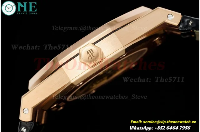 Royal Oak 15400 RG/LE Black Dial APSF V4 SA3120 Super Clone (Tungsten Heavy Version) — photo 7