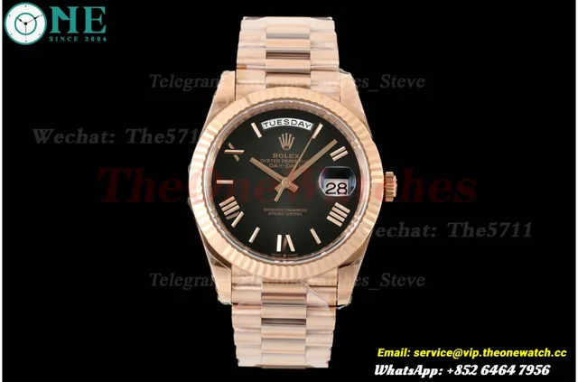 DayDate 228235 40mm RG/RG Grey Omber/Rmn VSF V2 DD3255 (Weighted Approx .182g) — photo 4