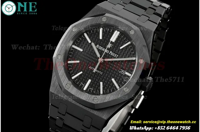 Royal Oak 41mm 15400 Black Ceramic/Cer Black Dial THBF SA3120