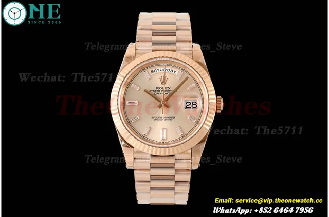 DayDate 228235 40mm RG/RG RG Gold/Rmn VSF V2 DD3255 (Weighted Approx.182g) — photo 4