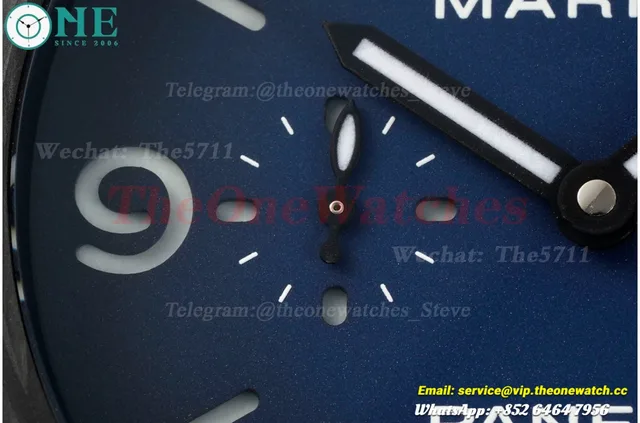 PAM1663 Lum. Marina Auto 44mm Blue TI/FC/NY VSF P9010 — photo 5