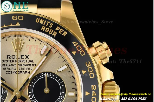Daytona 126518 40mm YG/RU Gold/Black VSF V2 DD4131(Gain Weight) — photo 6