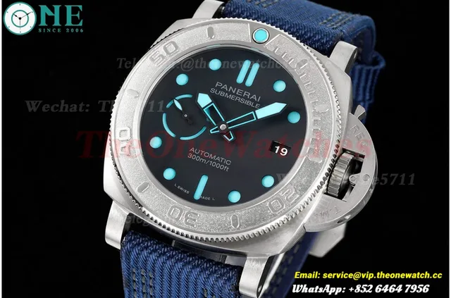 Submersible PAM985 Mike Horn 47mm TI/NY Black Dial VSF P9010