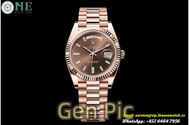 DayDate 228235 40mm RG/RG Brown/DIaVSF V2 DD3255 (Weighted Approx.182g)