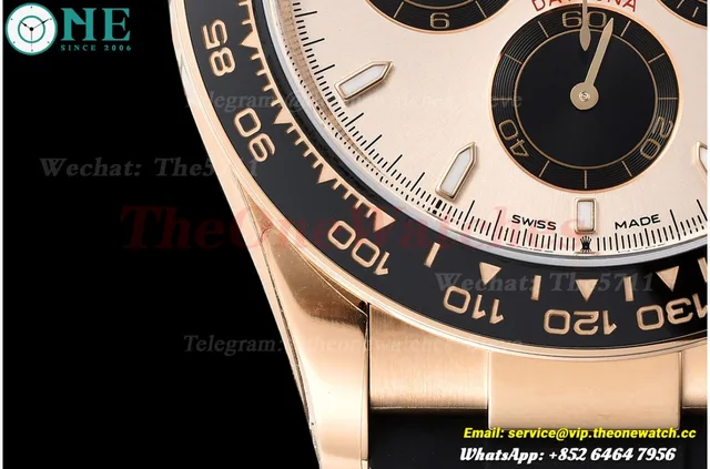 Daytona 126515 40mm RG/RU Champagne/Blk VSF V2 DD4131(Gain Weight) — photo 7