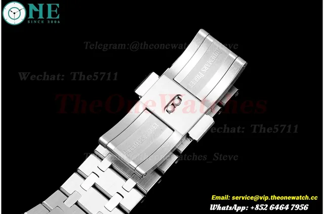 Royal Oak 15400 SS/SS Grey/Stk APSF SA3120 Super Clone — photo 23
