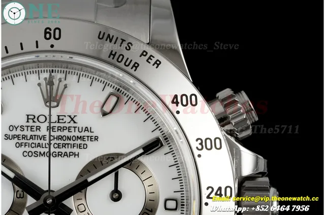 Daytona 116520 40mm SS/SS White Dial VSF DD4130 — photo 6