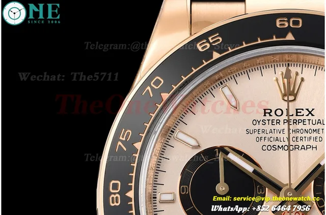 Daytona 126515 40mm RG/RU Champagne/Blk VSF V2 DD4131(Gain Weight) — photo 5
