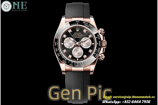 Daytona 126515 40mm RG/RU Black/Dia VSF V2 DD4131(Gain Weight Approx.136g)