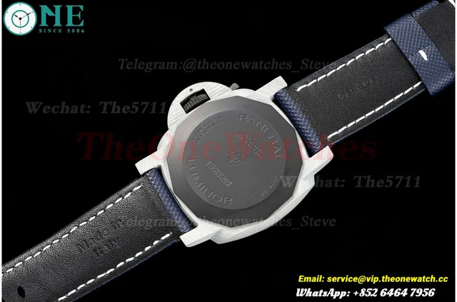 PAM1663 Lum. Marina Auto 44mm Blue TI/FC/NY VSF P9010 — photo 12