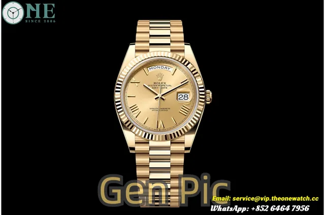 DayDate 228238 40mm YG/YG Gold/Rmn VSF V2 DD3255 (Weighted Approx.182g)