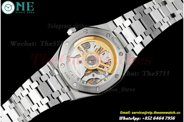Royal Oak 41mm 15500 SS/SS White/Stk ZF V3 A4302 Super Clone — photo 10