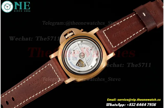 Submersible PAM968 47mm Bronzo/LE Brown Dial VSF P9010 Super Clone — photo 13