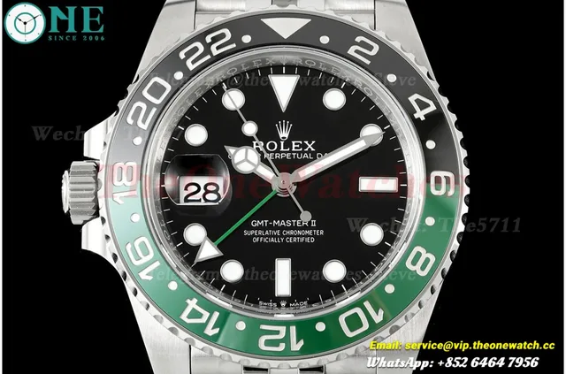 GMT Master II 126720 Sprite Jub 40mm SS/SS Black Dial VSF DD3285 — photo 2