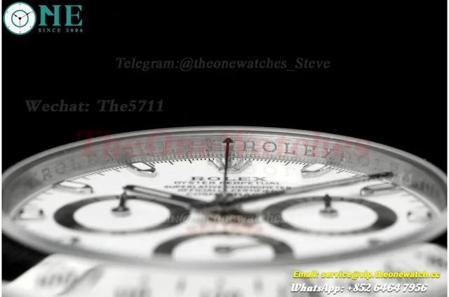 Daytona 116520 40mm SS/SS White Dial UFO UFO.F4130 (Free Sprung) — photo 13