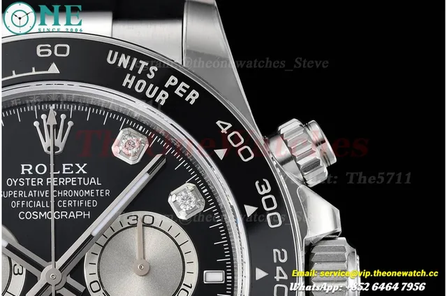 Daytona 126519 40mm SS/RU Black/Dia VSF V2 DD4131(Gain Weight) — photo 6