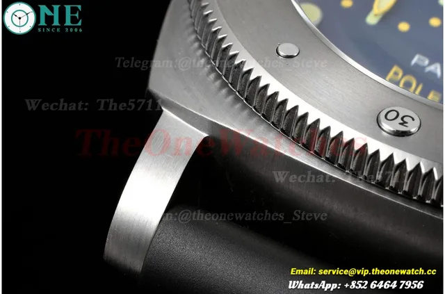 PAM719 Submersible 1950 GMT 47MM TI/RU Blue VSF P9001 — photo 11