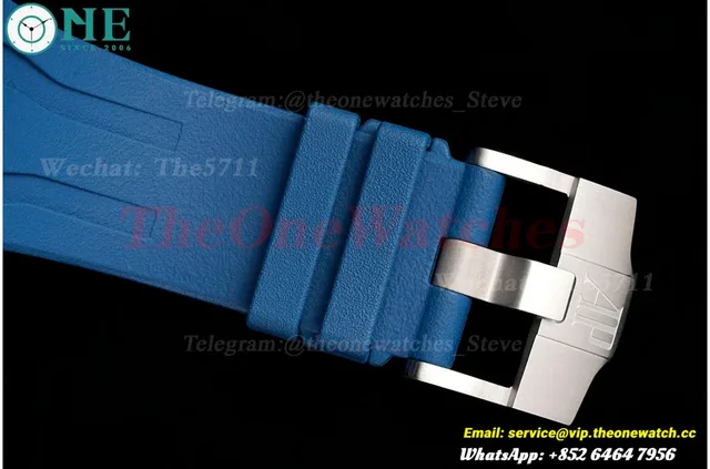 Royal Oak Offshore 44mm Michael Schumacher SS/RU Grey/Blue JJF A3126 — photo 26