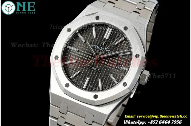 Royal Oak 15400 SS/SS Grey/Stk APSF SA3120 Super Clone